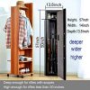 Biometric Rifle Gun Safe, Moutec Quick Access Fingerprint Long Gun Safe, 5-6 Gun Metal Rifle Gun Security Cabinet for Rifle with/Without Scope with Separate Pistol/Handgun Lock Box - Image 3