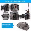 YVLEEN Sling Fishing Tackle Bag - Outdoor Fishing Tackle Backpack Fly Fishing Bag - 2021 Newest Design Water-Resistant Fishing Storage Bag Tackle Box Bag Fishing Waist Pack - Image 4