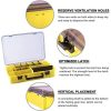 Goture Large Tackle Box with Secure Locks, Adjustable Divider Removable 33 Small Bin Compartments Hardware 15.15'' 10.8'' 3.3'' Box Storage for Hook, Bait, Reel, Swivel, Hardware, Screws, Bolts - Image 3