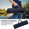 Fishing Rod Case, Outdoor Fishing Pole Bag Case Reel Lures Box Tackle Fishing Tackle Storage Bag Handbag Adjustable Strap, 19.7 x 2.6 x 5.9in - Image 2