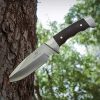 Mossy Oak Fixed Blade Hunting Knife Set - 3 Piece, Full Tang Wood Handle Straight Edge and Gut Hook Blades Game Processing Knife Set, Sheath Included - Image 8