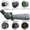 Gosky 20-60x80 Dual Focusing ED Spotting Scope - Ultra High Definition Optics Scope with Carrying Case and Smartphone Adapter for Target Shooting Hunting Bird Watching Wildlife Astronomy Scenery - Image 3