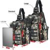 Piscifun Fishing Tackle Storage Bag Outdoor Shoulder Backpack Cross Body Sling Bag - Image 2