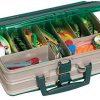 Plano Double Sided Satchel, Sandstone & Green, one Size (112000)
