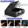 BILLCONCH Biometric Gun Safe, Smart Pistol Safe with APP Two Guns Capacity Handgun Safe with Auto-Open Lid and Rechargeable Battery - Image 3
