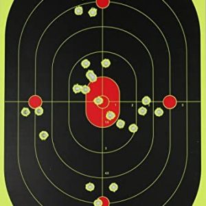 12x18-Inch Bullseye Glowshot Splatter Targets, 50 Packs