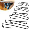 StrongTools Handgun Hanger, Pistol Rack for Gun Safe Shelf or Bookshelf, Pistol Organizer for Displays and Cabinet (4 Packs for 8 Guns)