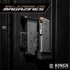 KINGS MAGNET Magnetic Gun Mount: 43 lb Rated Gun Magnet Mount - Magnetic Holster for Handgun, Pistol, Rifle, Revolver,  Shotgun - Concealed Gun Holder for Car, Truck, Desk, Wall, Safe, Bedside 1 Pack - Image 5