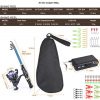 Leo Light Weight Kids Fishing Pole Telescopic Fishing Rod and Reel Combos with Full Kits Lure Case and Carry Bag for Youth Fishing and Beginner - Image 3