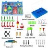PLUSINNO Kids Fishing Pole, Portable Telescopic Fishing Rod and Reel Combo Kit - with Spincast Fishing Reel Tackle Box for Boys, Girls, Youth ice Fishing - Image 6
