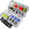 MeiMeiDa Waterproof Fishing Lure Box,Bait Storage Tackle Box Containers for Bait Casting Fishing Fly Fishing,Large/Medium Lure Case Available - Image 8