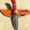 Custom Handmade Damascus Blade Hunting knife wh-5002RD - Image 4
