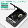 RPNB Gun Safe, Smart Pistol Safe w/5-Digit PIN Keypad Handgun Security Safe with LED & RFID Quick Access, Measures 14.5" x 9.1" x 3.5", Anchoring on Floor, Wall or Closet - Image 3