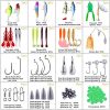 PLUSINNO Fishing Lures Baits Tackle Including Crankbaits, Spinnerbaits, Plastic Worms, Jigs, Topwater Lures, Tackle Box and More Fishing Gear Lures Kit Set, 210/189Pcs Fishing Lure Tackle… - Image 2