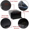 Electronic Gun Safe with Four-keypad&2 Emergency Keys&Rechargeable Battery Smart Quick Access Pistol Safe Storage Security Cabinet Q235 Carbon Steel Handgun Lock Security Box w/Pop-Open Door - Image 6