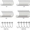 RUNCL Fishing Terminal Tackle, 148/170pcs Fishing Tackle Box - Fishing Hooks, Weights, Jig Heads, O-Rings, Barrel Swivels, Fastlock Snaps, Fishing Beads, Space Beans - Freshwater & Saltwater Fishing - Image 7