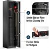 CISNO Rifle Gun Safe, Long Gun Safe for Home Rifles and Pistols, Quick Access 3-5 Rifles Shotguns Safe, Gun Storage Cabinet with Pistol Holders/Removable Shelf/Gun Cleaning Kit Racks - Image 5