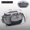 YVLEEN Fishing Tackle Box Bag - Outdoor Large Fishing Tackle Storage Bag - 100% Water-Resistant Polyester Material - Fishing Tackle Bags - Suitable for 3600 3700 Tackle Box - Image 4