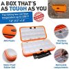 CatchMeister Fishing Tackle Box and Lure Kit Double Layer Hard Plastic 117 Piece Saltwater & Freshwater Fishing Rig - Image 6