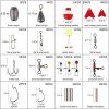 LiteBee 263PCS Fishing Accessories Kit with Tackle Box and Fishing Plier for Saltwater/Freshwater - Image 6