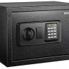 TACKLIFE Safe Box 0.5 Cubic Feet Digital Lock Box with Instruction Light for Money Safe Cash Jewelry Passport Gun Security-HES25A