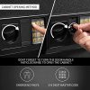 RPNB Rifle Safe,Electronic Gun Security Cabinet,Quick Access 5-Gun Large Metal Rifle Gun Security Cabinet with Separate Pistol/Ammo Area - Image 6