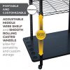 Rush Creek Creations 12 Fishing Rod Storage Tackle Cart - Fishing Pole and Equipment Holder - Easily Assembled Rod Rack and Rolling Cart - Image 8