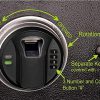 Biometric Rifle Gun Safe, Moutec Quick Access Fingerprint Long Gun Safe, 5-6 Gun Metal Rifle Gun Security Cabinet for Rifle with/Without Scope with Separate Pistol/Handgun Lock Box - Image 5