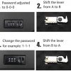 OSPON Money Safe Box Gun Safe with Steel Combination Lock and Security Cable Pistol Safe - Image 8