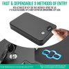 RPNB Gun Safe,California DOJ Certified Gun Safe, Smart Pistol Safe Handgun Security Safe with LED & RFID Quick Access,11" x 7" x 1.8" - Image 2
