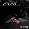 KINGS MAGNET Magnetic Gun Mount: 43 lb Rated Gun Magnet Mount - Magnetic Holster for Handgun, Pistol, Rifle, Revolver,  Shotgun - Concealed Gun Holder for Car, Truck, Desk, Wall, Safe, Bedside 1 Pack - Image 2