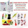 Tailored Tackle Ice Fishing Jigs Lures Kit Walleye Perch Panfish Crappie Bluegill Ice Fishing Gear Tackle Box 75 pcs. Include 26 Page How to Ice Fish Book - Image 2
