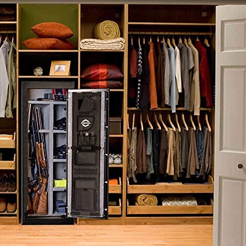 RAYMACE Gun Safe Door Panel Organizer 10W46H inch,Adjustable Width to 15.5 Inch, Pistols and Documents Storage Solution - Image 7
