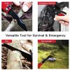 Multitool Camping Accessories 15 in 1 Survival Gear Tools Gifts for Men Women, Hammer Multifunction Tool for Outdoor Hunting Hiking, Car Emergency Escape Tool with Knife,Axe,Plier,Bottle Opener etc. - Image 6