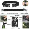 JINAGER Survival kit, Professional Emergency Survival gear 15 in 1, Upgraded Tactical Defense Tool for Hiking Camping Climbing Adventures, Emergency Tool Gift for Men Boy Car - Image 5