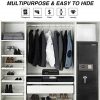 Mingyall Pistol Safe, Smart Gun Security Safes for Pistols, Handgun Safe Quick Access with Biometric Fingerprint Identification/Key/Digit Code, Auto Open Lid, Silent Mode for Home - Image 7