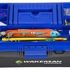 Fishing Single Tray Tackle Box- 55 Piece Tackle Gear Kit Includes Sinkers, Hooks Lures Bobbers Swivels and Fishing Line By Wakeman Outdoors Blue - Image 2