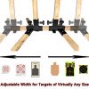 Highwild Adjustable Target Stand Base for Paper Shooting Targets Cardboard Silhouette - USPSA/IPSC - IDPA Practice - Image 3