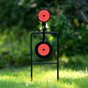 HIRAM Target Stand with 2 Auto-Resetting Shooting Targets for BB Pellet Airsoft.177 .20 .22 Caliber .44 Magnum Guns Pistols Rifles Shooting Game at Home on Range in Woods - Image 6