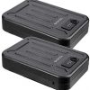 BAGKOOL Pistol Safe, Portable Metal Travel Gun Safe Handgun Lock Security Box Case, Small Pistol Cabinet for Cars and Home