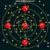50 Pak - 12x12 Splatter Targets. Shots Burst with a Bright Splatter Upon Impact. Instantly See Your Shots.
