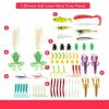 240pcs Fishing Lures, Fishing Bait Set for Bass Trout Salmon with Tackle Box, Fishing Accessories Set Including Tackle Box Fishing Pliers,Crankbait,Spoon Lures,Spinnerbaits,Jigs,Topwater Frog Lures - Image 2