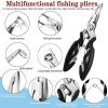 Meprona Fishing Tackle Backpack Storage Bag, Outdoor Shoulder Backpack, Water-Resistant Fishing Gear Bags with Rod Holder and Stainless Steel Fishing Plier - Image 6