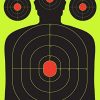 Splatterburst Targets - 18 x 24 inch - Silhouette Shooting Target - Shots Burst Bright Fluorescent Yellow Upon Impact - Gun - Rifle - Pistol - Airsoft - BB Gun - Air Rifle - Made in USA - Image 2