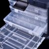 Fishing Lure Case,Fishing Tackle Box 4 Layers Fish Baits Lures Organizer Box Multifunctional Fishing Tools Container Box Case - Image 3