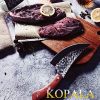 KOPALA Fixed Blade Knife Survival Hunting Knife Multipurpose Knife for Camping, Grill with Leather Sheath - Image 6
