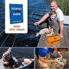 CatchMeister Fishing Tackle Box and Lure Kit Double Layer Hard Plastic 117 Piece Saltwater & Freshwater Fishing Rig - Image 7