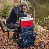 DAWN UPON Extra Large Rolling Fishing Backpack - Cooler Compartment - Fishing Rod Holder Customizable Tackle Box - Waterproof, Durable, Spacious - Camo Colors! - Image 6