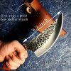 KOPALA Fixed Blade Knife Survival Hunting Knife Multipurpose Knife for Camping, Grill with Leather Sheath - Image 4